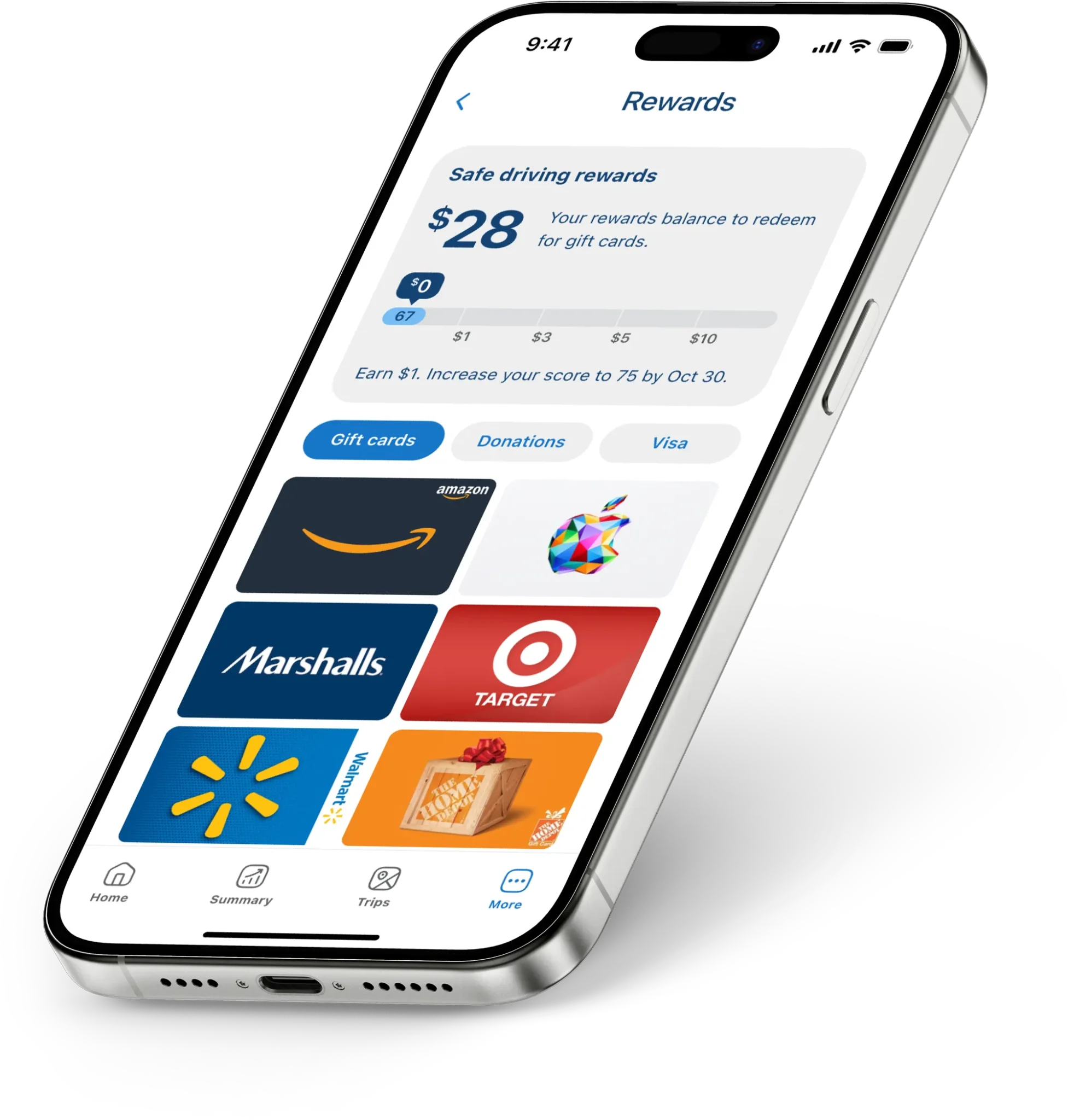 Safe Driving Rewards