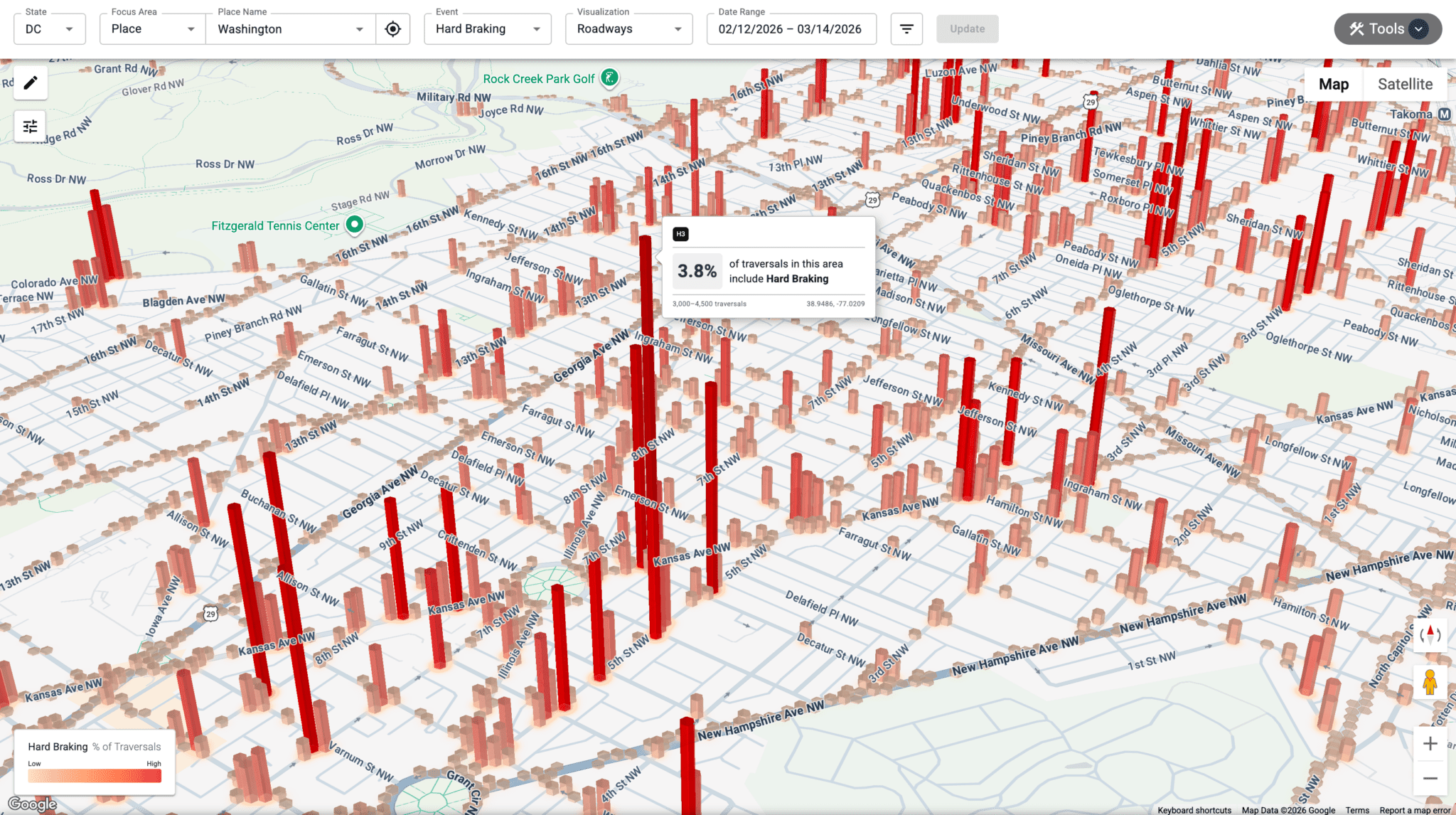 Predict road risk